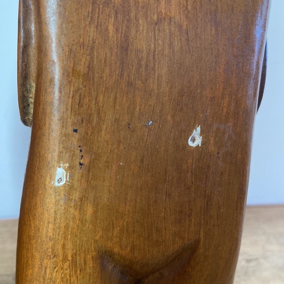 Vintage Carved Wood Elephant Bookends - Picture 5 of 12